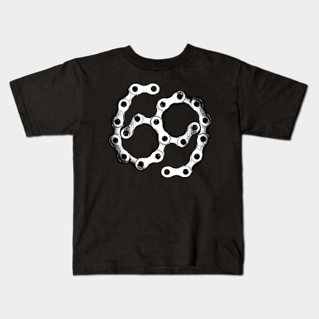 Biker 69 Kids T-Shirt by FattoAMano